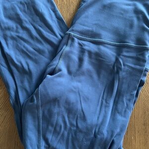 lululemon athletica Blue Twill Leggings Size 8